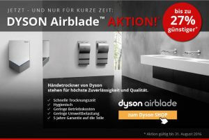 Dyson Airblade Händetrockner Angebot